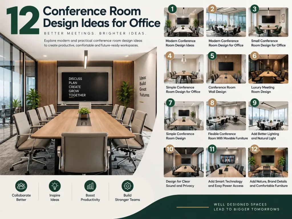 12 Conference Room Design Ideas for Office