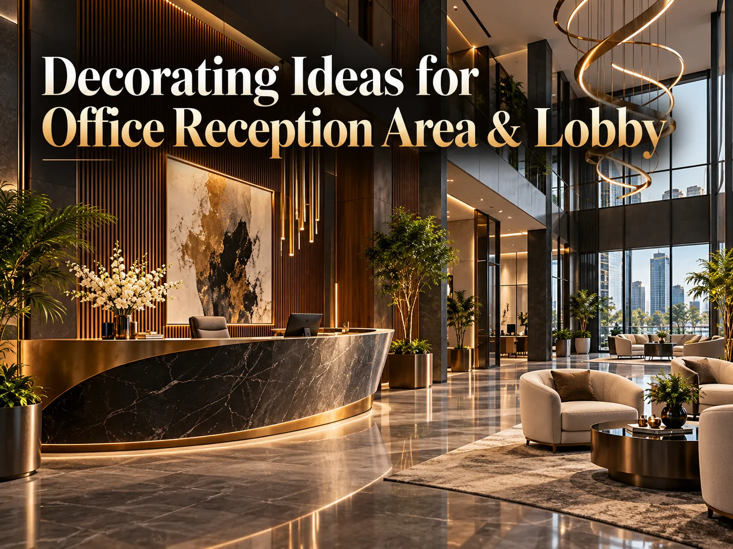 35 Decorating Ideas for Office Reception Area and Lobby - Group DCA