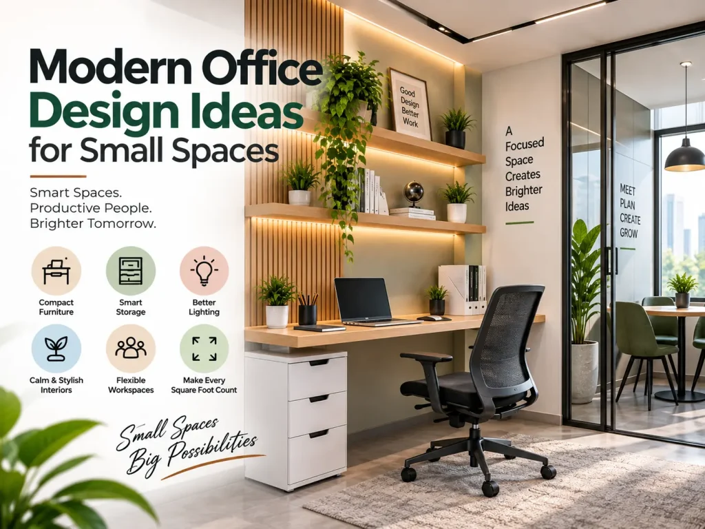 Modern 15 Office Design Ideas for Small Spaces