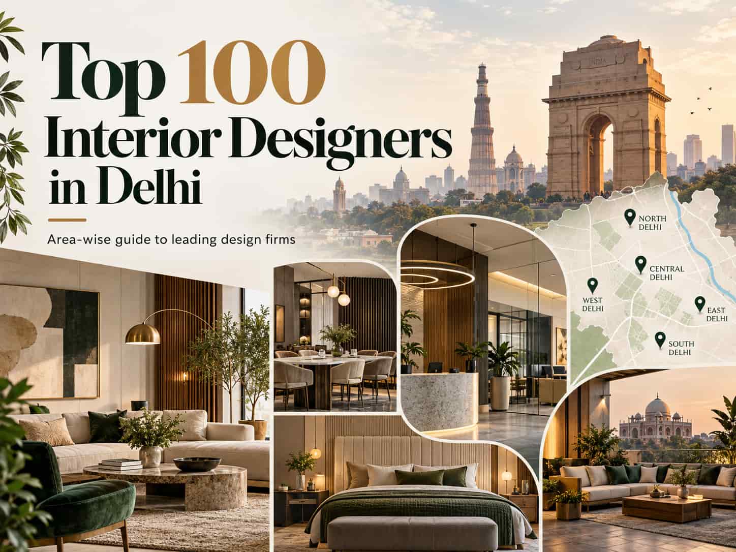 Top 100 Interior Designers in Delhi