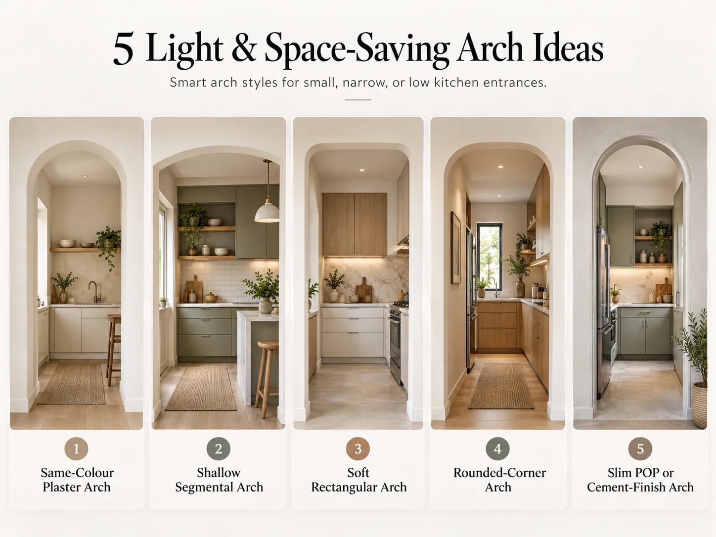 5 Light and Space Saving Arch Design Ideas 5 Light and Space Saving Arch Design Ideas