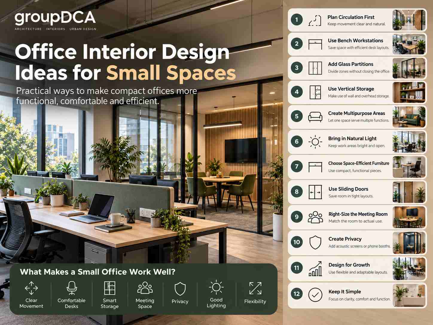 Office Interior Design Ideas for Small Space